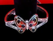 Brighton Papillion Jeweled Butterfly Bracelet 7.5" NWT!