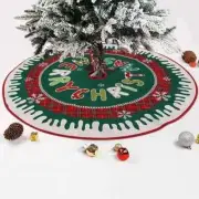 Christmas Tree Skirt Red Xmas Tree Ornaments 36 Inches Rustic White Tree Skirt