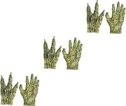 [Abaodam] 3 Pcs Unique Scary Ghost Halloween Decorative Realistic for Party Dress Cosplay