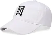 [MsLuLA] Anime Hat Tigers-Woods White Men Sports Baseball Cap for Men Women Hiphop Caps Adjustable Embroidery