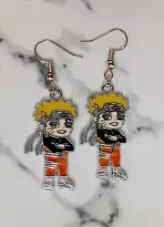 Cute Naruto Shippuden Orange Anime teen girls Gift geekery jewelry earrings