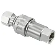 Hydraulic Quick Connect Coupler, for Construction Agriculture, Silver
