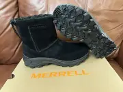 Merrell Winter Pull On Boots Waterproof Suede Women’s Size 9 M.New
