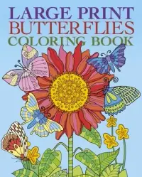 在飛比找博客來優惠-Large Print Butterflies Colori