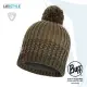 BUFF Lifestyle BFL116040 針織保暖毛球帽 卡其綠 BORAE