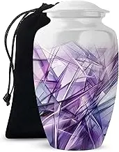 Abstract Cremation Large Adult Urns for Human Ashes Men & Women - Urns for Human Ashes Adult Man - Funeral Urn for Male & Female - Decorative Memorial Burial Urn 10 Inch