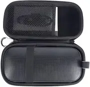 Bluetooth Speaker Case for Bose SoundLink Flex – Durable EVA Hard Shell Protective Cover with Carabiner Clip, Portable Storage Pouch for Travel & Outdoor Use (Black)