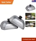 Rectangle Basting Cover Small 2-Pack Griddle Accessories, Stainless Steel, Ch...