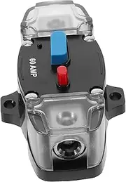 GANAZONO Manual Reset Circuit Breaker for Car Audio Use Automatic Power Restoration for Vehicle Electrical Systems Effortless Installation for Enhanced Comfort