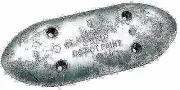 Camp Oval Hull Plate Zinc Anode Corrosion Resistant 9-1/4 Long A25