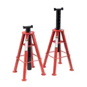 SUNEX TOOLS Jack Stands 18.19" 20000 Capacity Steel Material Adjustable Red