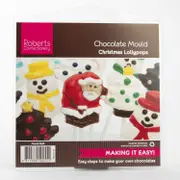 Roberts Chocolate Mould Christmas Lollipops