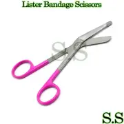 1 Lister Bandage Nurse Scissors - Color Handles(Magenta)