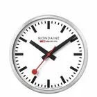 Mondaine Classic Aluminium Quartz Wall Clock for Home and Office