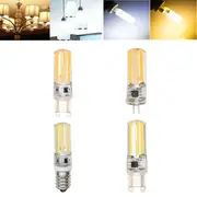 E14 G4 G9 4W COB2508 Dimmable Warm White Pure White LED Corn Light Bulb AC220-240V E14 WARM WHITE