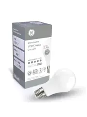 GE 10.5W Glass Opal ES LED GLS Dimmable Globe in Day Light