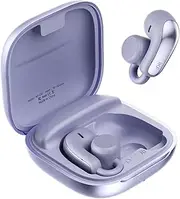iKF C02 Open Earbuds, Wireless in Ear Headphones Bluetooth with 60hrs Playtimes, Enc Noise Cancelling Mic, IP5 Waterproof Bluetooth 5.4 Earphones, Comfortable Design for Sport, Gym, Running