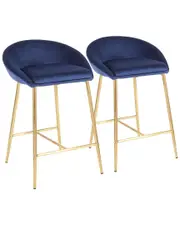LumiSource Set of 2 Matise Counter Stools