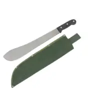 Bolo Machete 37 cm Carbon Steel Blade Canvas Sheath w/Belt Loop Camp Garden Hike