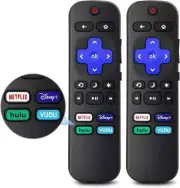 2 pack Universal Remote Control Replacement for All Roku TVs USTCL/Hisense/Onn R
