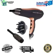 Remington Pro-Air Turbo Hair Dryer 2400W Ionic Ceramic + Diffuser & Brush AU