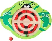 yuksok Kids Wooden Balance Board Wobble Board with Balls Gift Children Balancing Toy Exercise Balance Stability Training for Workout