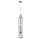 Rechargeable Electric Milk Frother With 2 Whisks Speed Adjustable Hand For Home