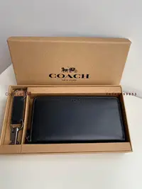 在飛比找Yahoo!奇摩拍賣優惠-全館免運 COACH 58929 美國正品新款男士大鈔夾真皮