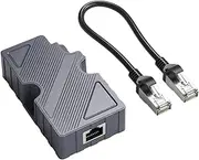 150W GigE PoE Injector with and ESD Protector DC Step Up Converter Gigabit Ethernet PoE Injector for Fast Network Connections High Speed Data Transfer