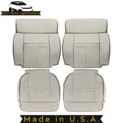 2006-2008 For Lincoln Mark LT Leather Front Seat Covers Light Parchment Tan (for: Lincoln)
