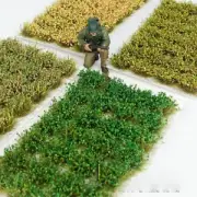 1x Adhesive Static Grass Tufts Model Scene Grass Cluster Soldiers Train Models