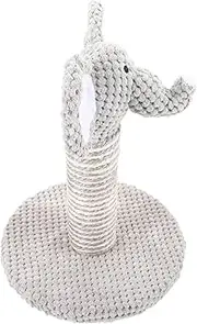 Elephant Shaped Cat Scratching Post Fun Molding Cat Scratcher for Kittens Floor Scratching Pole for Healthy Claws Cute Design for Any