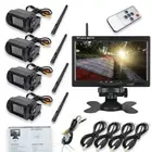 Car Reversing Camera + 7" LCD Monitor for Truck Bus Van Rear View Kit Aluminum