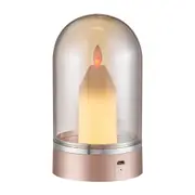 LED Table Lamp Candle Desk Lamp Warm White Modern Touch Light Bedside USB Charge