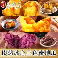 在飛比找momo購物網優惠-【金澤旬鮮屋】炭烤冰心蜜地瓜10包(紫地瓜/紅地瓜/黃地瓜)