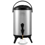 VEVOR Stainless Steel Insulated Beverage Dispenser, 7.6 Liter, Thermal Hot and Cold Drink Server Dispenser with Spigot Handle, Food-grade for Hot Tea