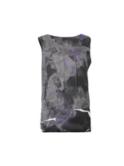 Tie-Dyed Print Sleeveless Top