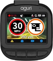 Aguri DX1200 Dash Cam and Speed Camera Detector with Super HD video recording, GPS speed trap alerts, Full Colour 2.0" LCD and 32GB Micro SD card.