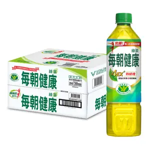 每朝健康綠茶650ml(24入x2箱)