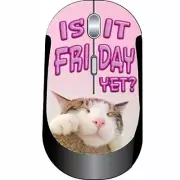 Is It Friday Yet? Cat Wireless Mouse
