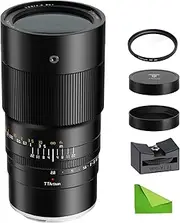 [TTARTISAN] 100mm F2.8 Macro 2X Manual Focus Lens Full Frame Camera Lens for Canon EF-Mount Cameras EOS-1D X Mark III, EOS 5D Mark IV, EOS 6D Mark IV, etc