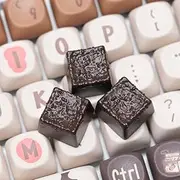 ULTRAEQUIP Artisan Keycaps Chocolate-Shaped 1U keycaps Resin Handmade Single Replace Key for Mechanical Keyboard (Type C)