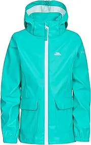 [TRESPASS] Kids Nella Waterproof Rain Jacket/Outdoor Jacket with Hood