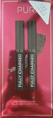 PUR Beauty Double Shot Fully Charged Volume Mascara Duo Set BLACK