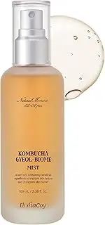 Elishacoy, Kombucha Gyeol-Biome - Korean Face Mist Toner, Hydrating Spray - Skin Moisturizing & Smoothing for Facial Mist, Face Spray, Preppy Skin Care - Vegan Formula (100ml/ 3.38 fl.oz.)