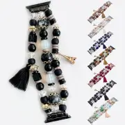 Women Agate Jewelry Bangle for Apple Watch Ultra 49mm Strap 38 42 40 44 41 45mm