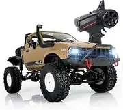 ARRIS WPL C14 RC Rock Crawler 1/16 Off Road RC Truck WPL C14 RC Rock Crawler 4x4 1/16 Scale Remote Control Trucks Yellow