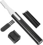 Healeved Ergonomic Handle Electric Eyebrow Razor Complete Brow Grooming Kit Includes Shaper Brush and Comb