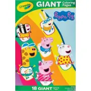 Crayola - Giant Coloring Pages Peppa Pig from Tates Toyworld
