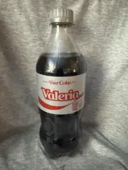 Share a Coke with Valeria 2025 Personalized Gift Coca~Cola Bottle 20oz Diet
